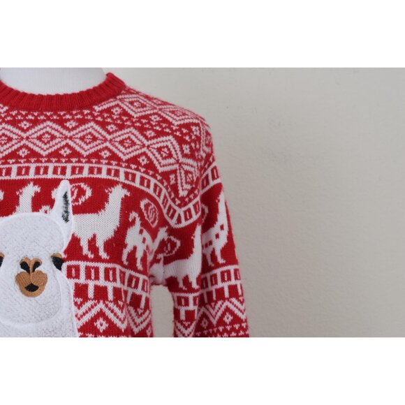 Vintage 90s Acrylic Blizzard Bay Christmas Ugly Sweater size S - Picture 10 of 10